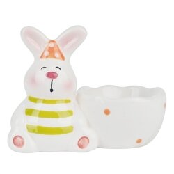 Kieliszek na jajko ceramiczny Tadar Wielkanoc Bunny 9 x 5 x 7,2 cm