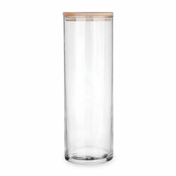 Pojemnik kuchenny szklany z drewnianą pokrywą Trend Glass 1830 ml