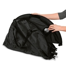 Stolik turystyczny składany z torbą Tadar 72 x 60 cm czarny