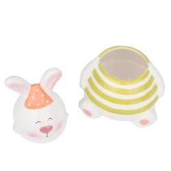 Pojemnik na ciastka ceramiczny Tadar Wielkanoc Bunny 14,5 x 13 x 21,5 cm