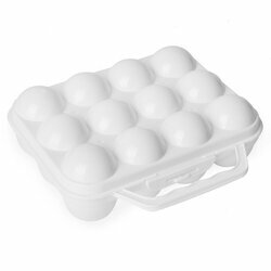Pojemnik na jajka Plastic Forte 12 jaj biały