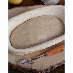 Koszyk do wyrastania chleba Tadar Rattan 25 x 15,5 cm prostokątny