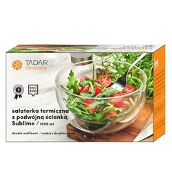 Salaterka szklana termiczna Tadar Sublime 900 ml