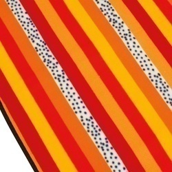Koc piknikowy z izolacją polarowy Tadar Paski 150 x 200 cm prostokątny