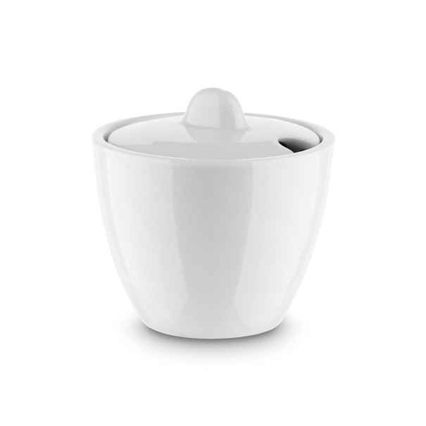 Cukiernica porcelanowa z pokrywką Tadar 200 ml biała