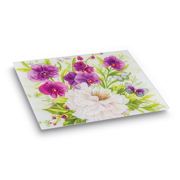 Deska szklana Tadar Peonia 40 x 30 x 0,4 cm