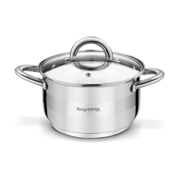 Garnek na indukcję ze stali nierdzewnej Konighoffer Faro 2,6 l