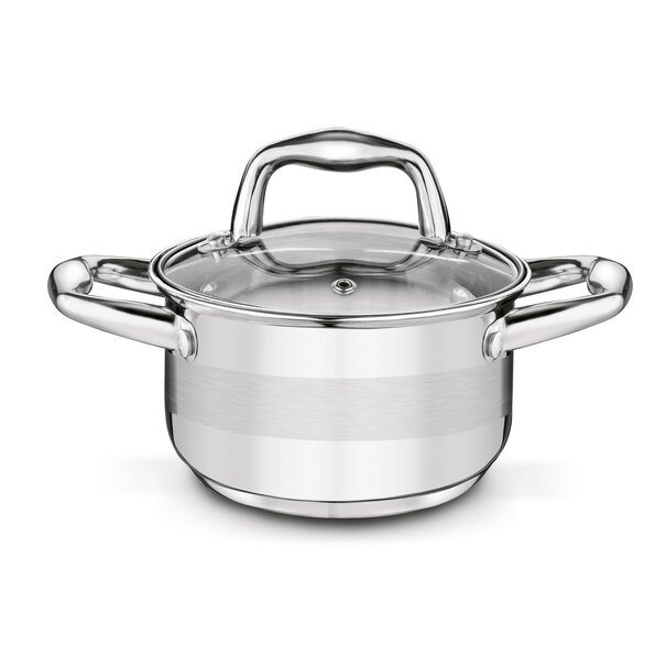 Garnek nierdzewny z pokrywką Tadar Alma 1,8 l