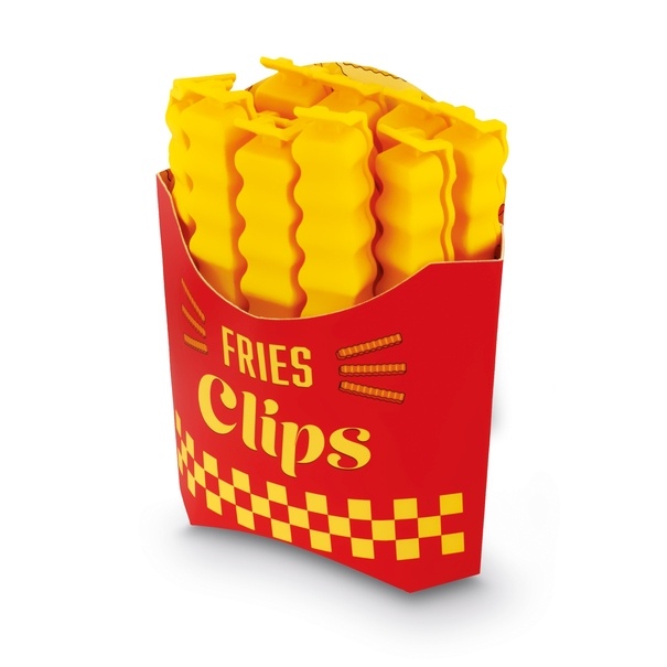 Klipsy do zamykania torebek z magnesem Tadar French Fries 12 sztuk