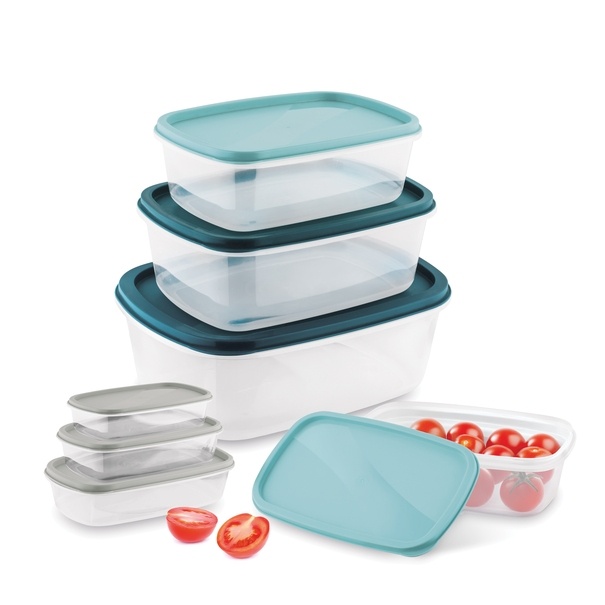 Komplet 7 pojemników na żywność Tadar Pilado prostokątne