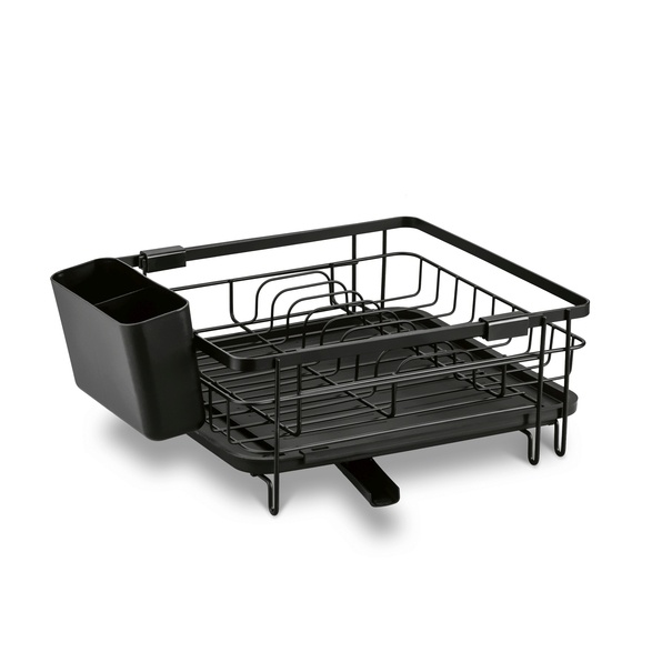 Suszarka do naczyń z ociekaczem i tacą Konighoffer 53 x 30 x 15,5 cm czarna