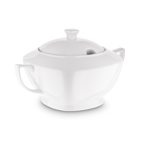 Waza do zupy porcelanowa Tadar II 3 l biała