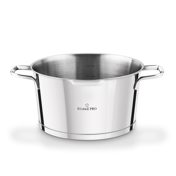 Garnek nierdzewny z pokrywką Starke Pro Speziale 5,4 l