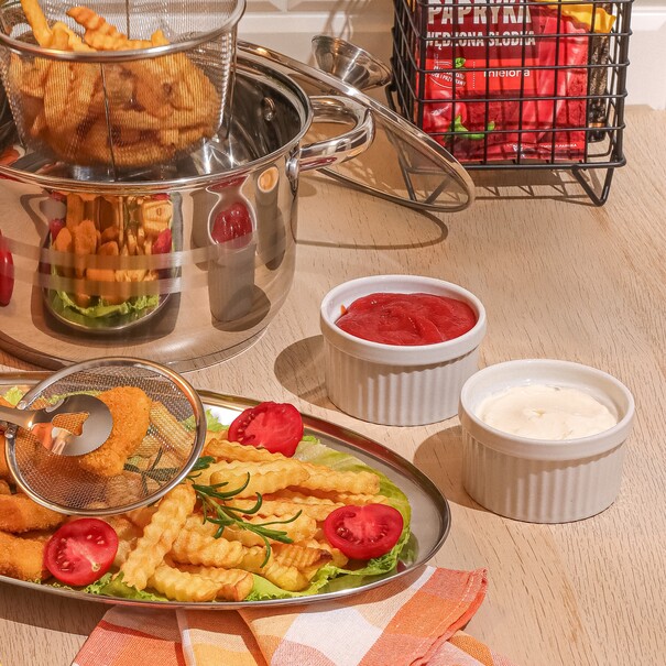 Kokilka do zapiekania porcelanowa Tadar 9 cm biała