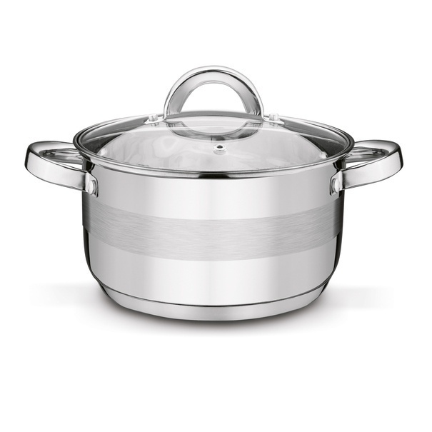 Komplet 3 garnk&oacute;w stalowych Tadar Roger II 16 cm 20 cm 24 cm