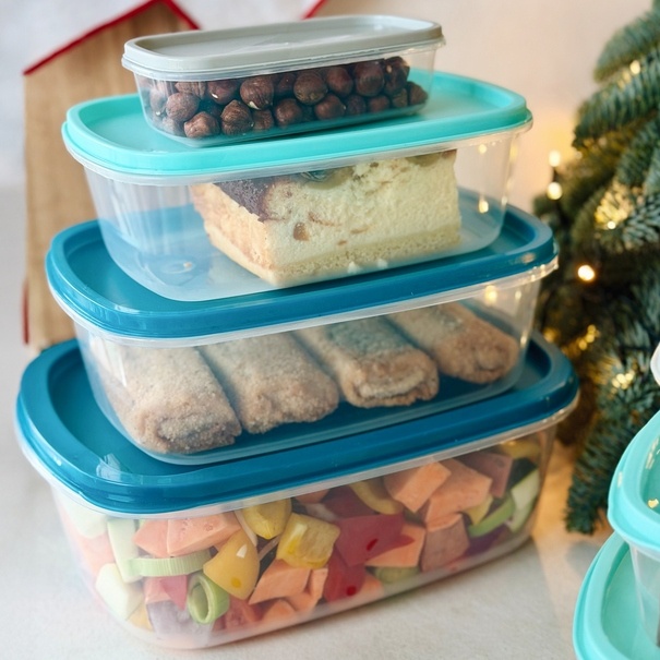 Komplet 7 pojemnik&oacute;w na żywność Tadar Pilado prostokątne