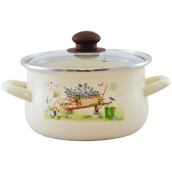 Komplet garnk&oacute;w emaliowanych Tadar Garden 6 element&oacute;w