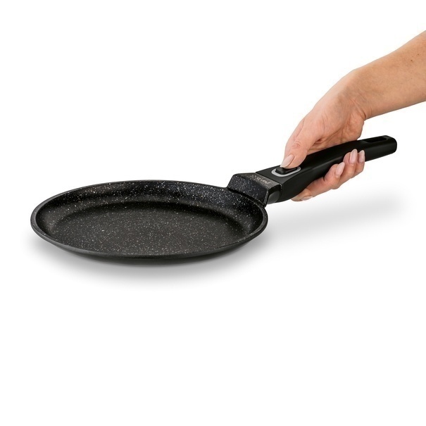 Patelnia do naleśników marmurowa na indukcję Starke Pro Svart Marble 24 cm