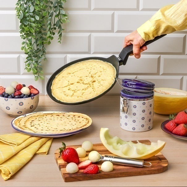 Pojemnik ceramiczny z klipsem Tadar Folklor 550 ml