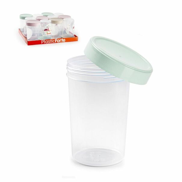 Pojemnik na żywność zakręcany Plastic Forte Surt 750 ml mix kolor&oacute;w