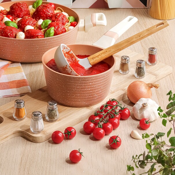 Przyprawniki kuchenne szklane Tadar Mini 20 ml 6 sztuk