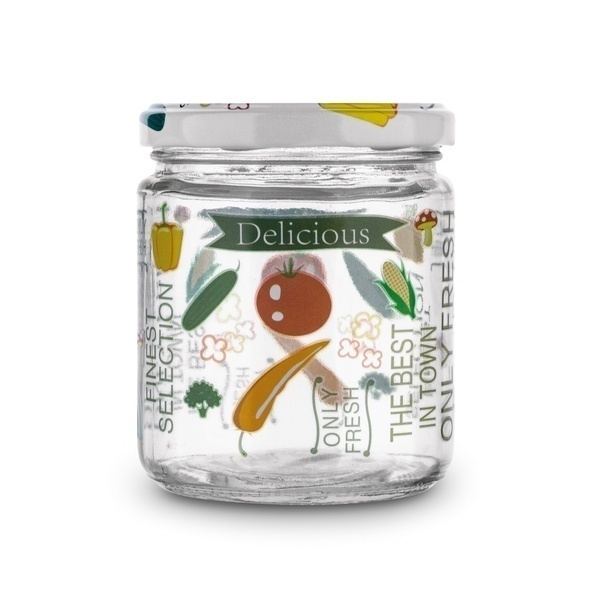 Słoiki szklane z metalową zakrętką Tadar Papryka 400 ml 6 sztuk