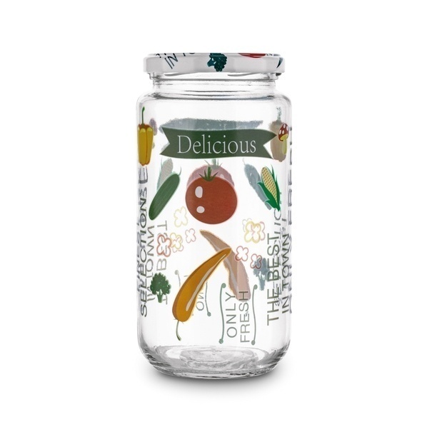 Słoiki szklane z metalową zakrętką Tadar Papryka 950 ml 6 sztuk