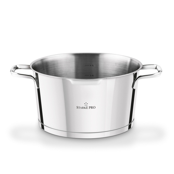 Garnek nierdzewny z pokrywką Starke Pro Speziale 5,4 l