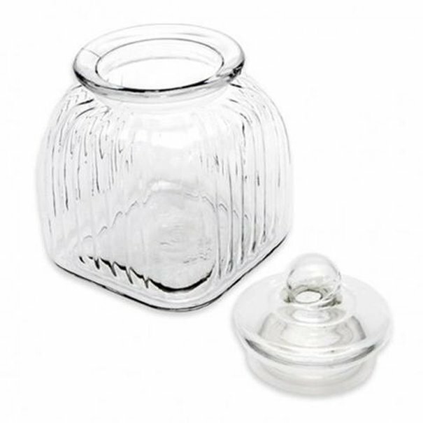 Szklany słoik z pokrywą Tadar 2,2 l kwadratowy