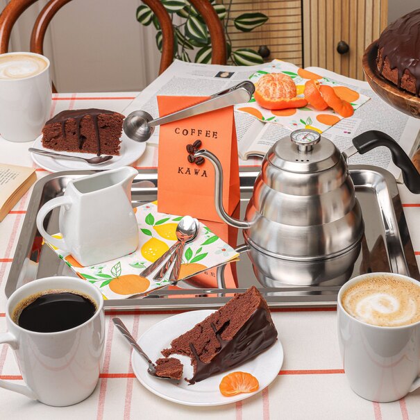 Taca metalowa nierdzewna Tadar 44,5 x 29,5 cm prostokątna