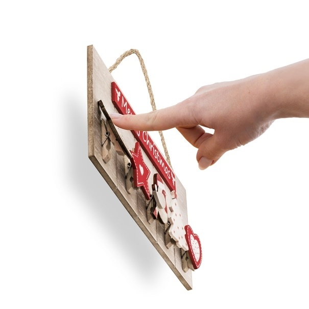 Zawieszka ścienna bożonarodzeniowa Tadar Mix Świąteczny 23 x 2 x 10,5 cm