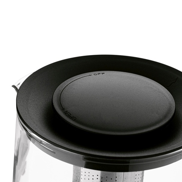 Dzbanek do herbaty z zaparzaczem i czarnym podgrzewaczem Konighoffer Andrea 1,5 l