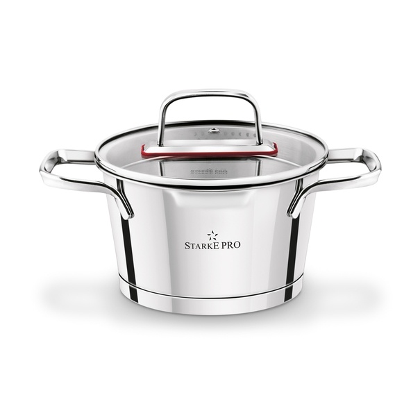 Garnek nierdzewny z pokrywką Starke Pro Speziale 1,6 l