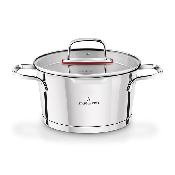 Garnek nierdzewny z pokrywką Starke Pro Speziale 3,1 l
