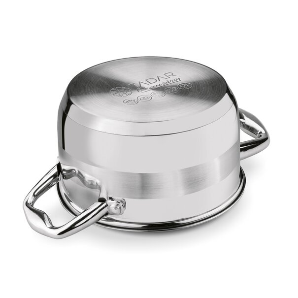 Garnek nierdzewny z pokrywką Tadar Alma 1,8 l