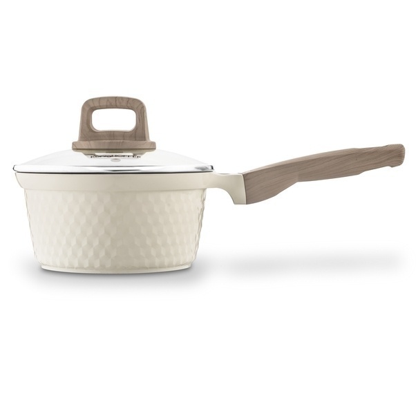 Komplet garnk&oacute;w ceramicznych 9 element&oacute;w Konighoffer Rosti kremowe