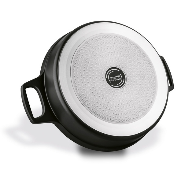 Patelnia aluminiowa na indukcję krótkie uchwyty Konighoffer Vitello 32 cm