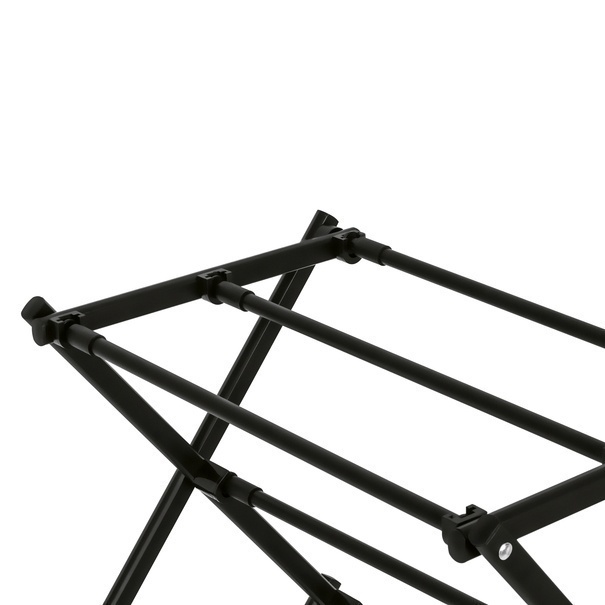 Suszarka na pranie pionowa teleskopowa Konighoffer Cortina 77.5 x 28 x 95 cm czarna