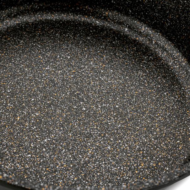 Zestaw 3 patelni marmurowych na indukcję Starke Pro Svart Marble 20 cm 24 cm 28 cm