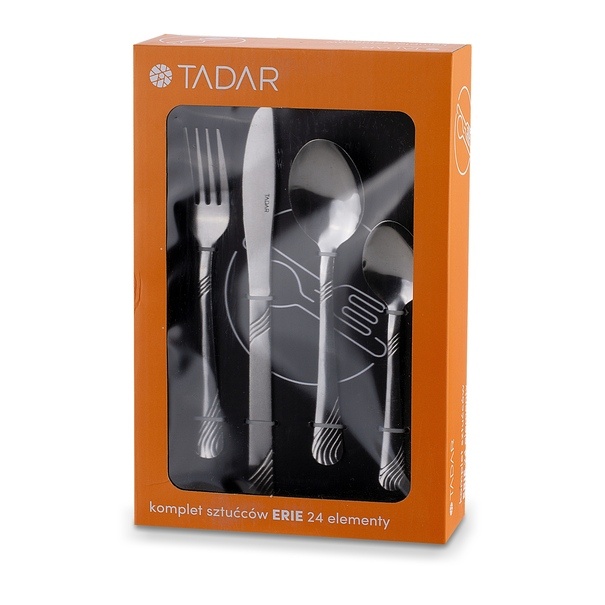 Zestaw sztućców na 6 osób Tadar Erie 24 elementy