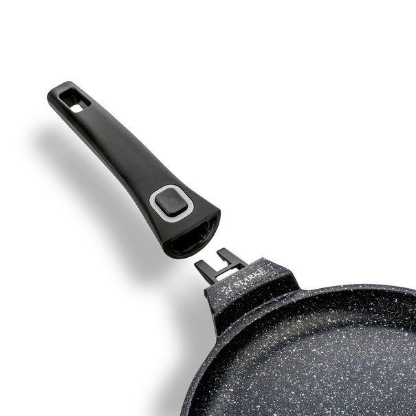 Patelnia do naleśników marmurowa na indukcję Starke Pro Svart Marble 24 cm