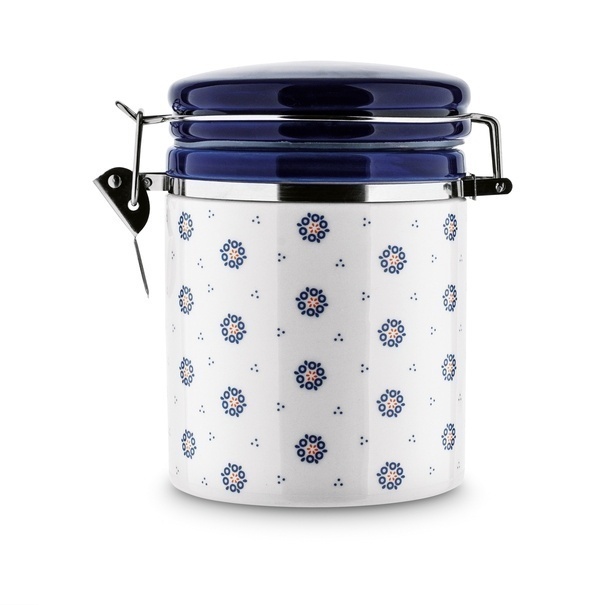 Pojemnik ceramiczny z klipsem Tadar Folklor 550 ml