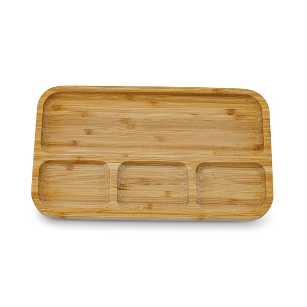 P&oacute;łmisek na przekąski bambusowy Tadar 33 x 19,5 x 1,6 cm