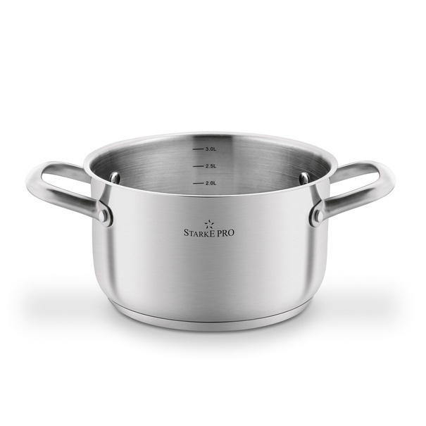 Zestaw garnk&oacute;w ze stali nierdzewnej Starke Pro Avanguard 8 element&oacute;w