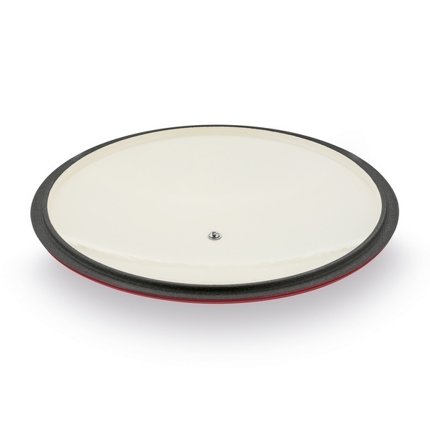 Gęsiarka żeliwna brytfanna emaliowana Konighoffer 2,8 l 21 x 10,5 cm okrągła czerwona