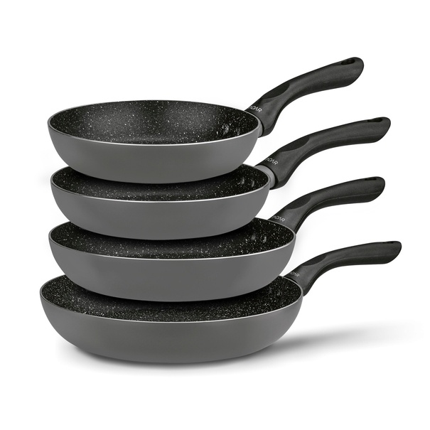 Komplet 4 patelni na indukcję Tadar Amarantina Grey 18 20 24 28 cm