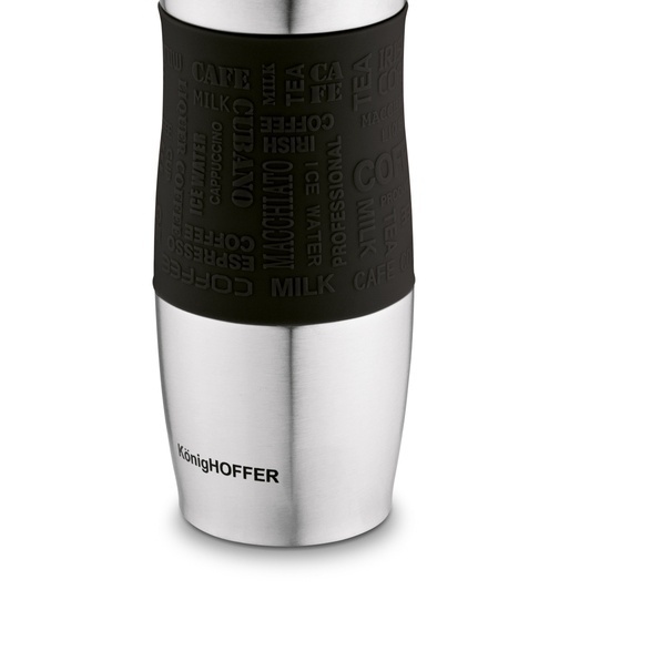 Kubek termiczny Konighoffer Loara 400 ml czarny