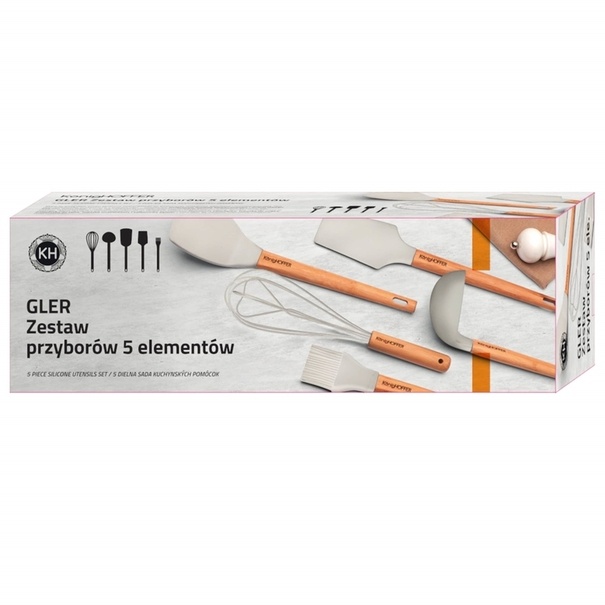 Zestaw przybor&oacute;w kuchennych silikonowych Konighoffer Gler 5 element&oacute;w