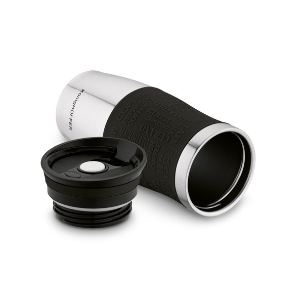 Kubek termiczny Konighoffer Loara 400 ml czarny