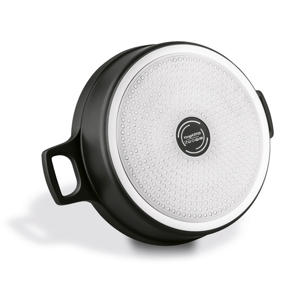 Patelnia aluminiowa na indukcję kr&oacute;tkie uchwyty Konighoffer Vitello 28 cm